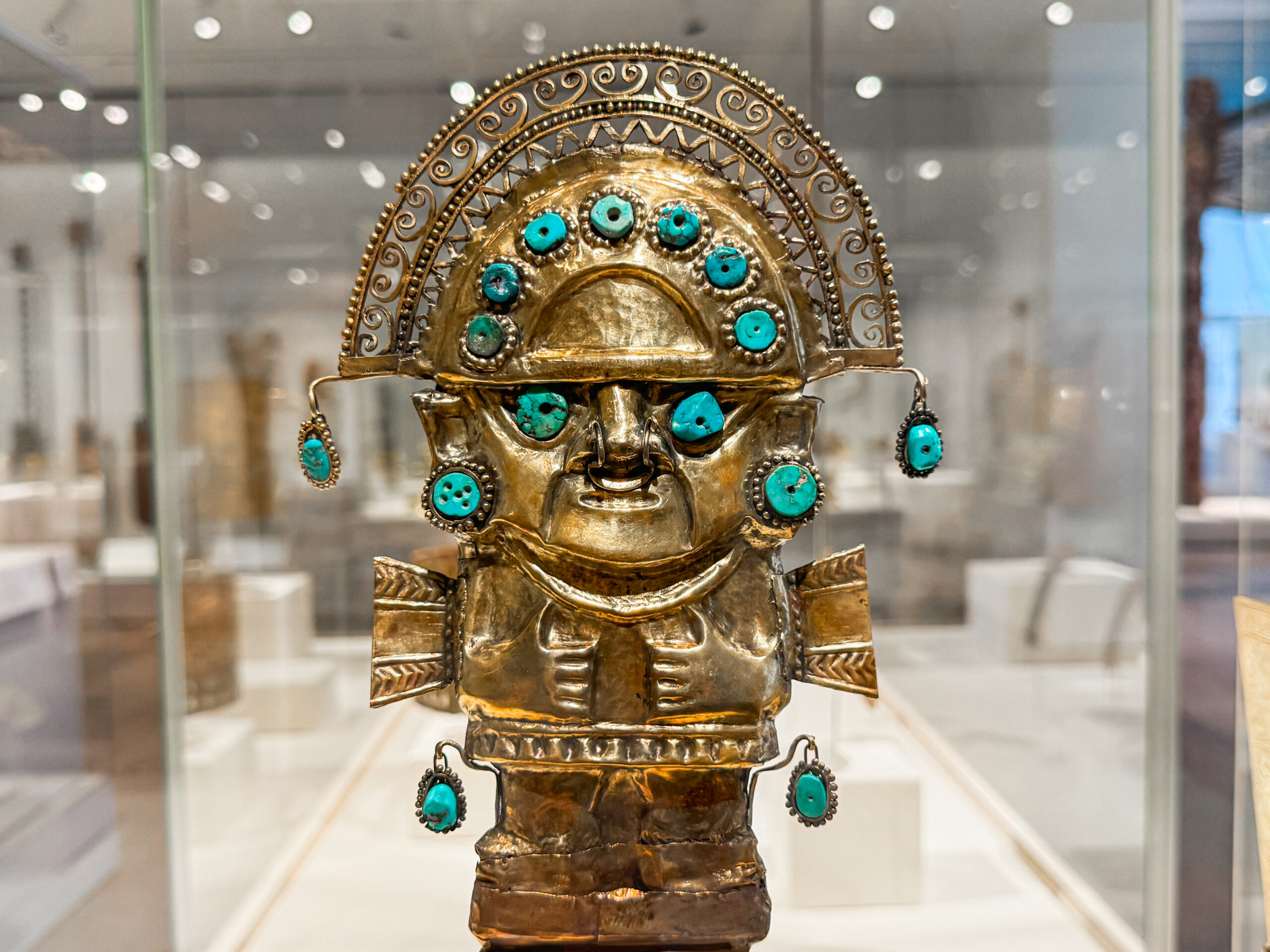 Jewelry displays at The Met Museum