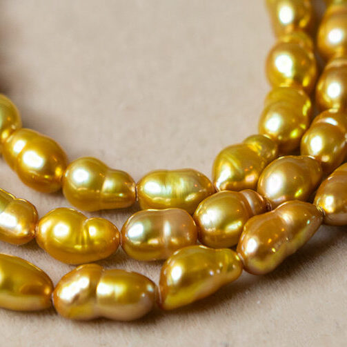 Golden Keshi 3 Layer-Choker