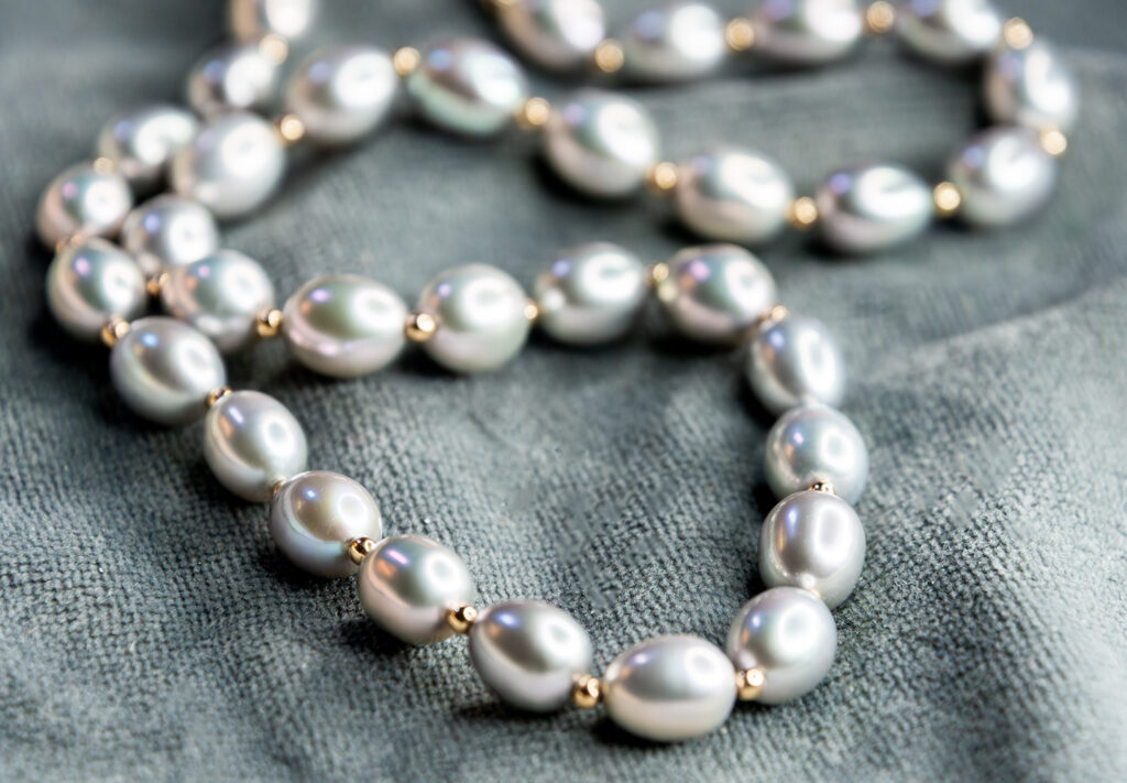 Metallic Gray SSP Necklace