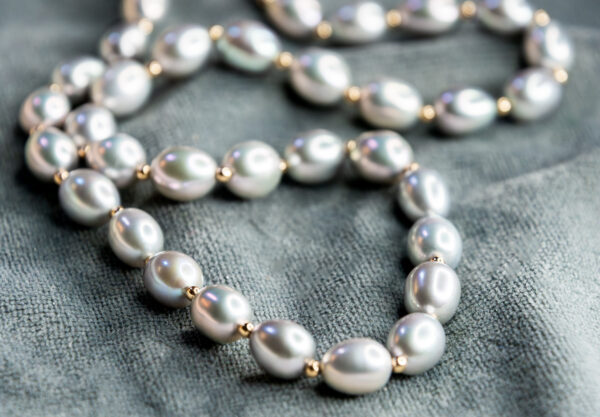 Metallic Gray SSP Necklace